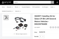 1-1  iPhone/AUX/MP3  -  iSimple Gateway ISGM571  Chevrolet Made in USA  !